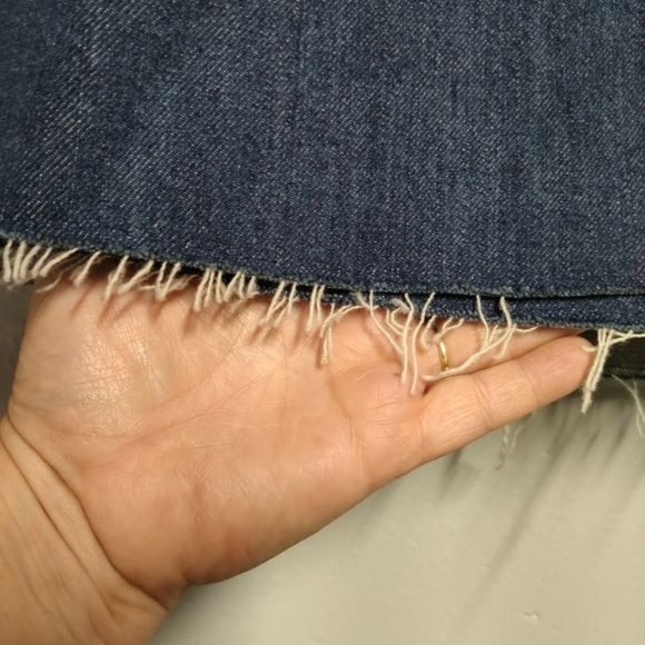 Madewell dark wash denim wrap skirt size 6 - Picture 5 of 6